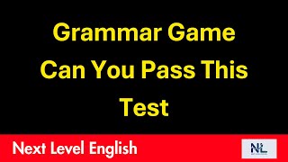 文法ゲーム：このテストに合格できる？ | 英語学習 | Next Level English | screenshot 5