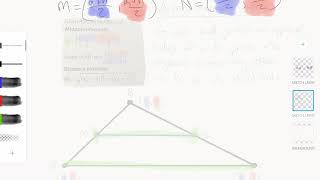 Triangle midsegments proof part 1