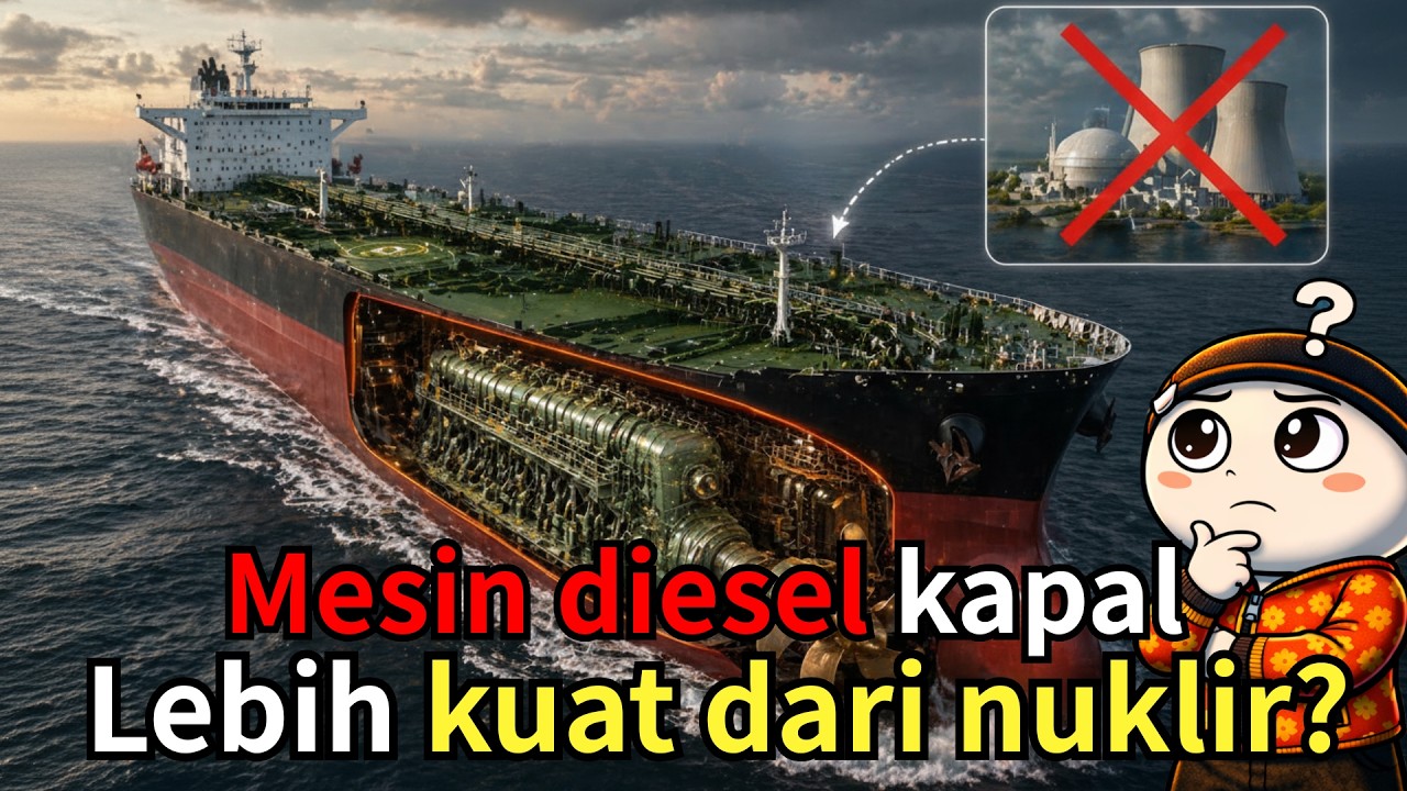 Rahasia Mesin Kapal: Kenapa Nuklir Tak Bisa Kalahkan Diesel?