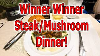 how to make a perfect meal in your rv steak and mushrooms