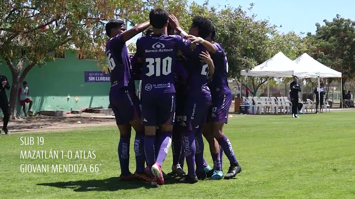 Resumen: Mazatlán FC 3-0 Atlas FC | Sub19 | J13 | C25