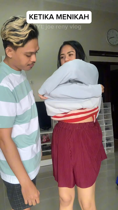 LEPAS SWITER KETIKA PACARAN VS MENIKAH #suamiistri #lucu #ngakak #trending #viral