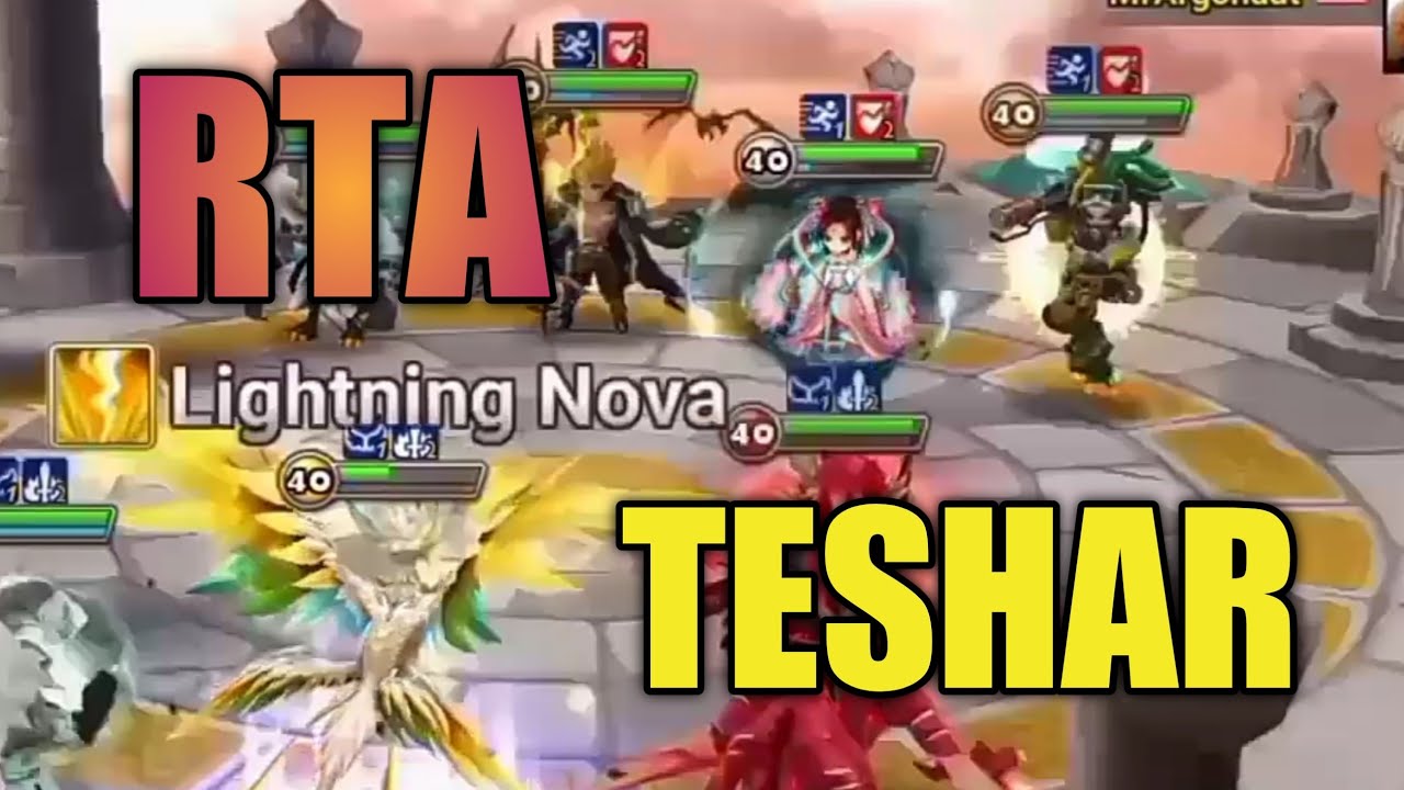 Teshar RTA Cleave Team Summoners War SW RTA GAMING - YouTube