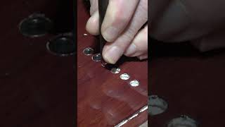 Installing String Through Ferrules In An Electric Guitar Body