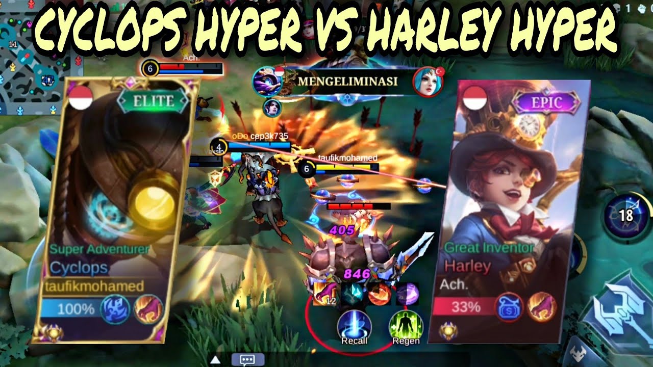 CYCLOPS HYPER VS HARLEY HYPER!! CARA FARMING, ROTASI, DAN LOCK PAKE ...