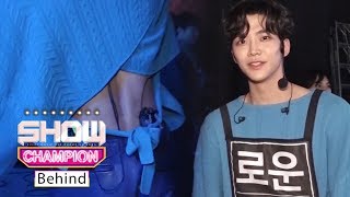 The Name of The Blue Sweater Guy, SF9's Rowoon! [SHOW CHAMPION Behind Ep 126] screenshot 1