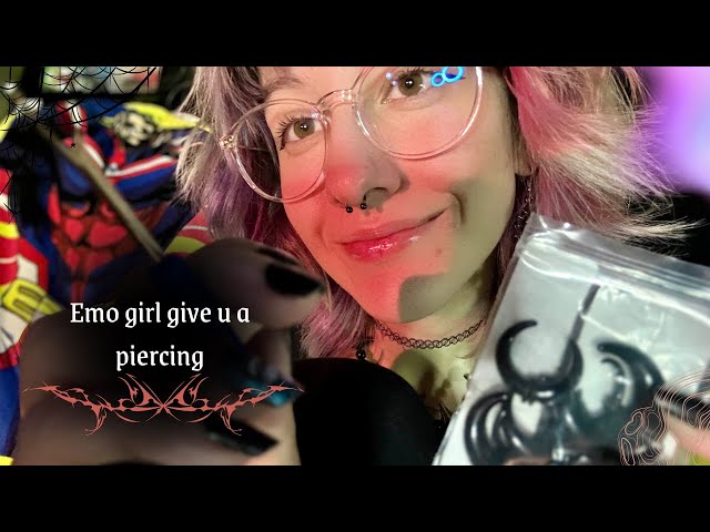 ASMR emo girl give u a piercing (lofi)