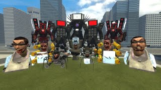 ALL SKIBIDI TOILET BOSS FROM 1-73 EPISODES VS TITAN SPEAKER / TITAN CAMERA In Garry's Mod