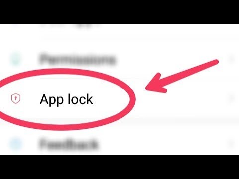 How To Manage Default App Lock Settings In Redmi Note 5 Pro