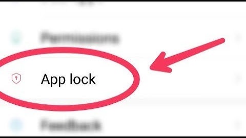 How To Manage Default App Lock Settings in Redmi Note 5 Pro