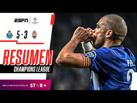 ¡LOS DRAGONES GOLEARON Y SACARON SU BOLETO A OCTAVOS DE FINAL! | Porto 5-3 Shakhtar | RESUMEN