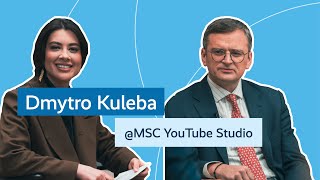 Ramina Eskhakzai meets Dmytro Kuleba | MSC YouTube Studio