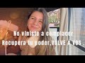 Le diste poder al afuera, volve a TU poder, volve a vos .