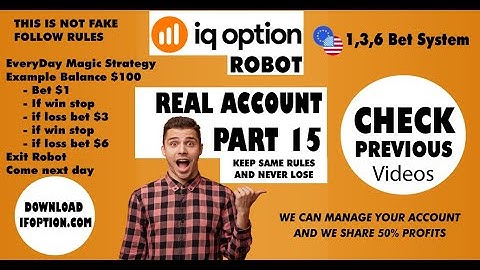 IQ Option Robot Real Account PART 15 - download from www.ifoption.com