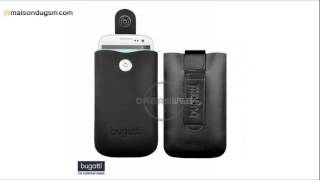 Etui Bugatti SlimCase Easy Out 2ML Noir