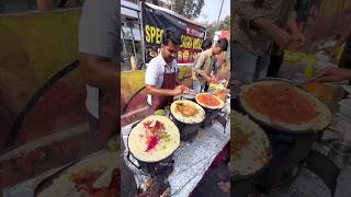 Famous Dosa Cheese Indian Pancake in India - Indian Street Food