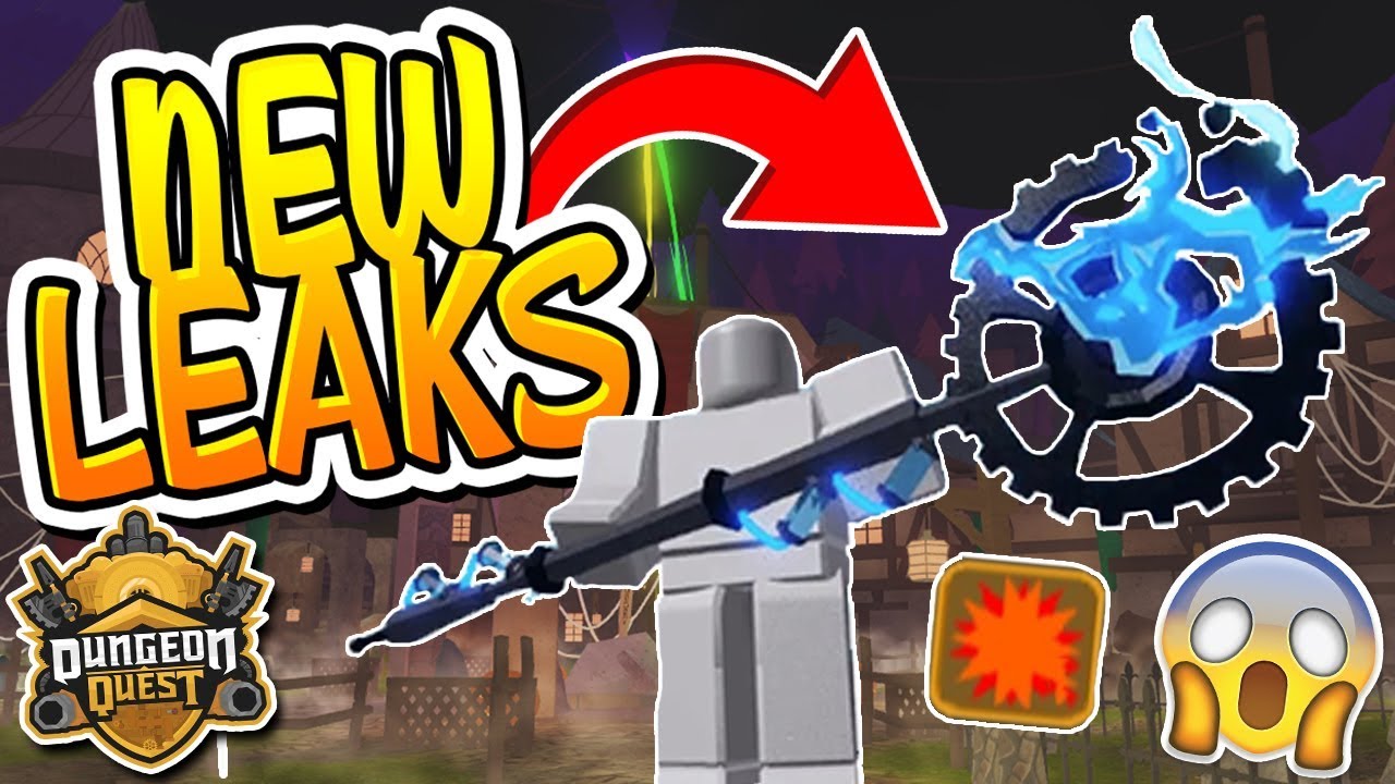 New Weapon And Legendary Spell Leaks In Dungeon Quest Roblox Youtube - all legendary weapons in dungeon quest roblox