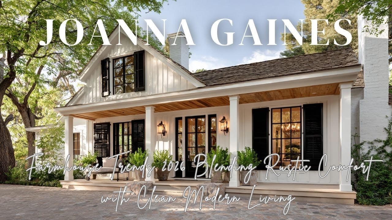 Joanna Gaines Farmhouse Trends Blending Rustic Comfort with Clean ...