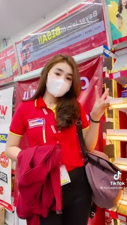 cewek cantik kasir Alfamart