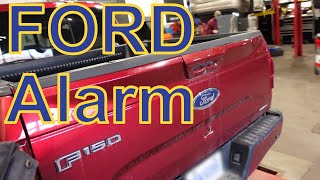 2016 Ford F150 Alarm Goes Off. I learned something new today!