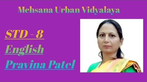 Std -8 English Sem -1 Unit-2 LMBB (Activity-6,7,8)