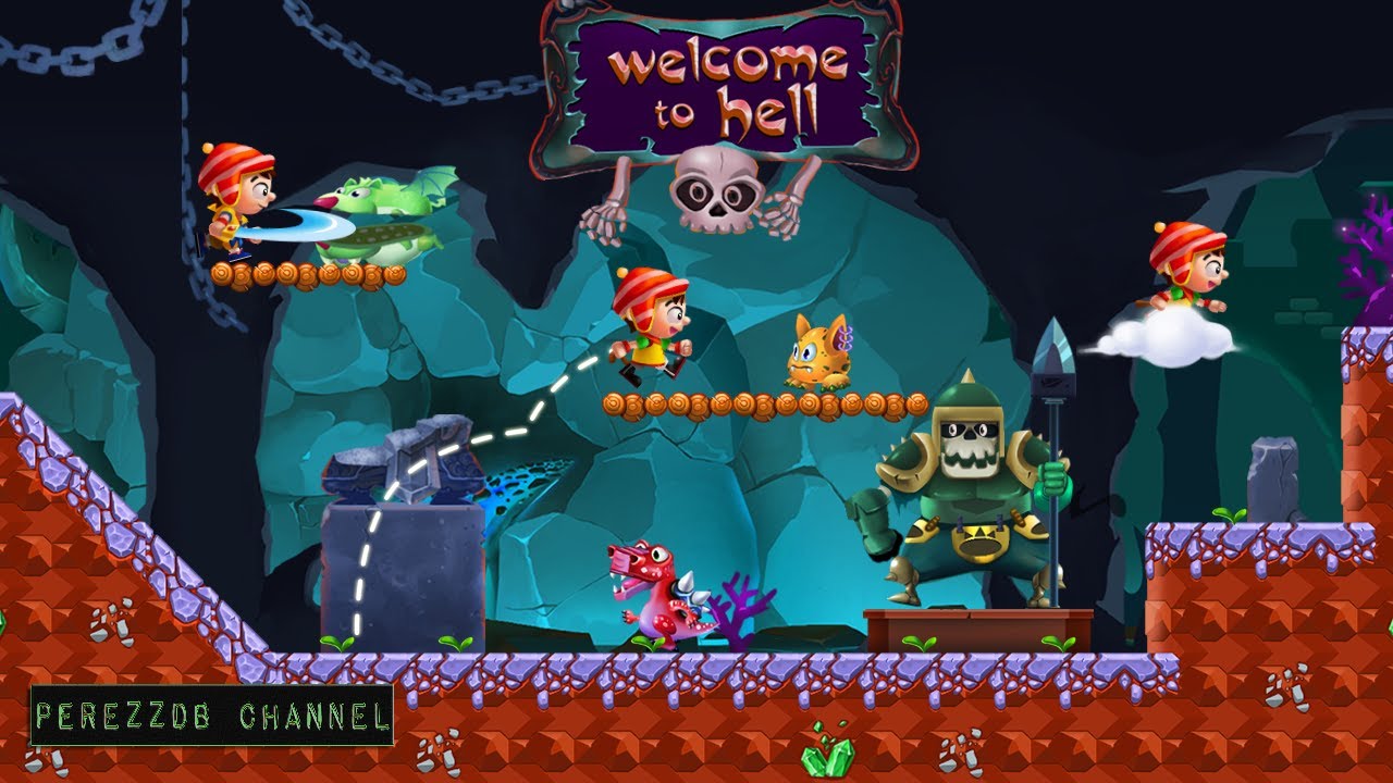 Jungle Bounce - Jump and Run Adventure android game first look gameplay español 4k UHD