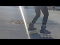 #SKATE الباتيناج  كيف تتعلم الرجوع للخلف بل سكيت#