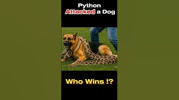 Old Man Saves His Dog from a Giant Python ‼️ #dog #python