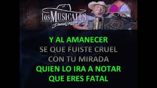 MEDLEY GRUPO MOTIVO FT DAVID LEE GARZA KARAOKE