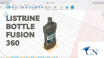 Listerine bottle tutorial with Autodesk Fusion 360