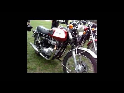 On a cold and wet October day the Barossa Valley Classic Motorcycle Club holds its 2010 rally at Williamstown in the Adelaide Hills. Undetered by the weather a good turn out of fine bikes leaves for the morning run before returning for judging.