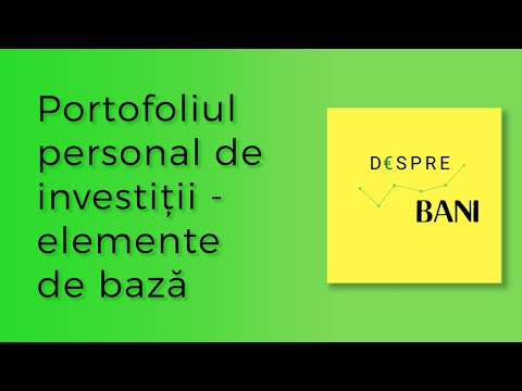 Portofoliul personal de investiții - elemente de bază