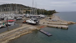 Buying and preparing our Lagoon 42 Catamaran for trip from Athens to Helsinki