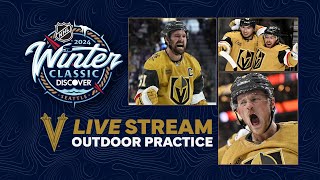 Jack Eichel, Mark Stone and the Golden Knights 2024 Discover NHL Winter Classic Practice Skate