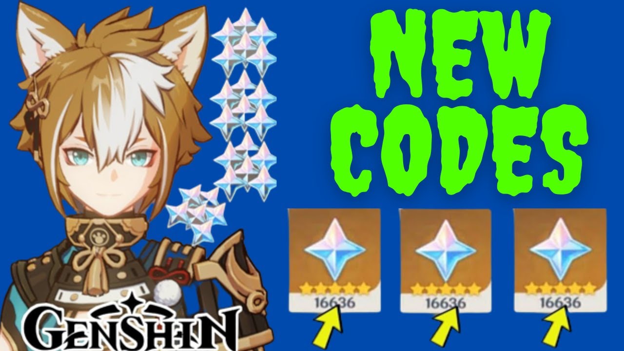Today NEW GENSHIN IMPACT CODES GENSHIN CODES GENSHIN IMPACT REDEEM
