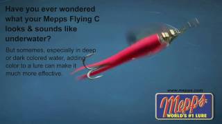 Mepps Flying C Spinner 7/8 Oz Salmon Steelhead Fishing Lure FC78TP-HO-G Orange/G