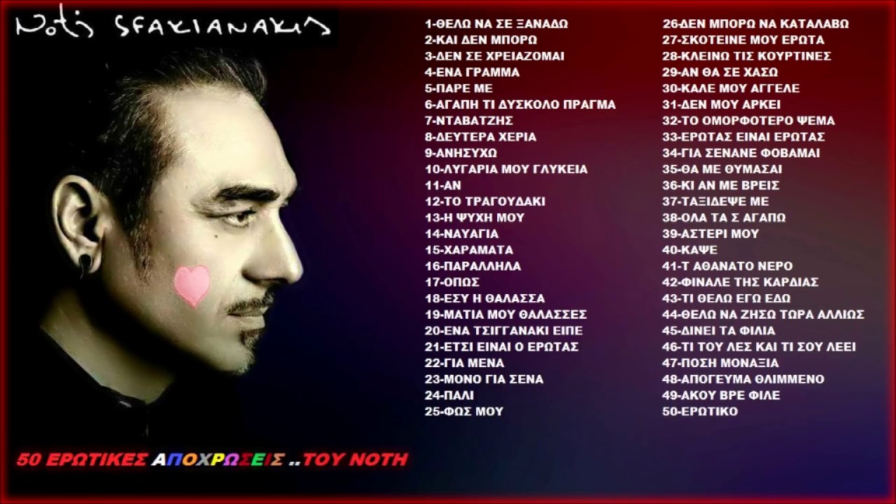 Notis Sfakianakis ❤ 50 ερωτικές αποχρώσεις του ..Νότη ❤ (Non Stop Mix 2015)