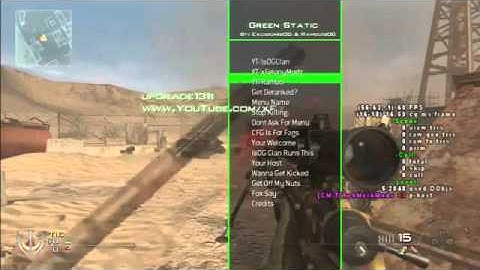 Green Static v1 RTM Menu For 1.14 -  Modern Warfare 2 [CM|T Release]