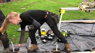 Day 2 of 5mtr x 3.5mtr garden room build