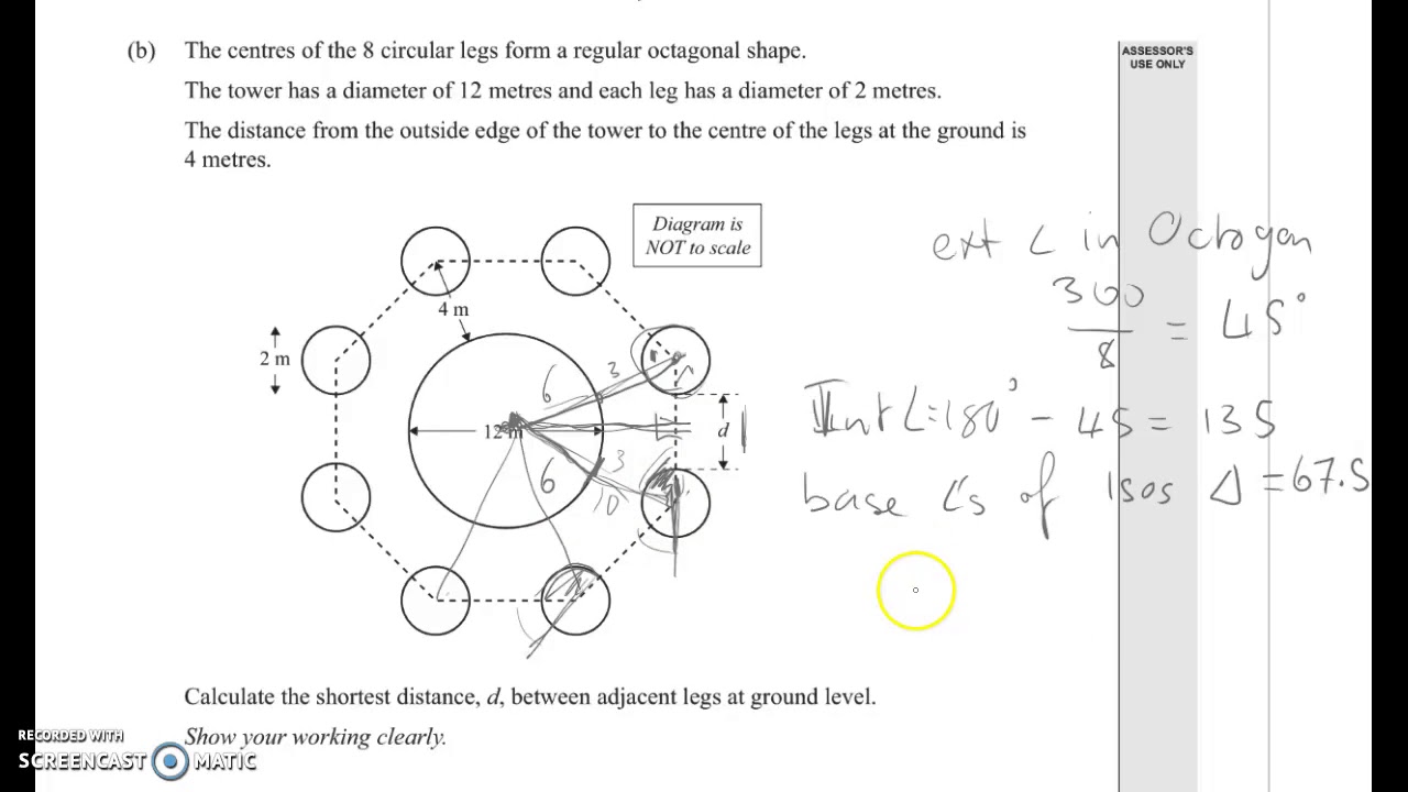 2016 Geometric reasoning Question 1 b YouTube