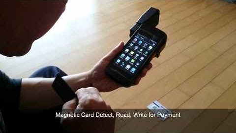 Portable Android POS Terminal FinTech by Iris Authentication