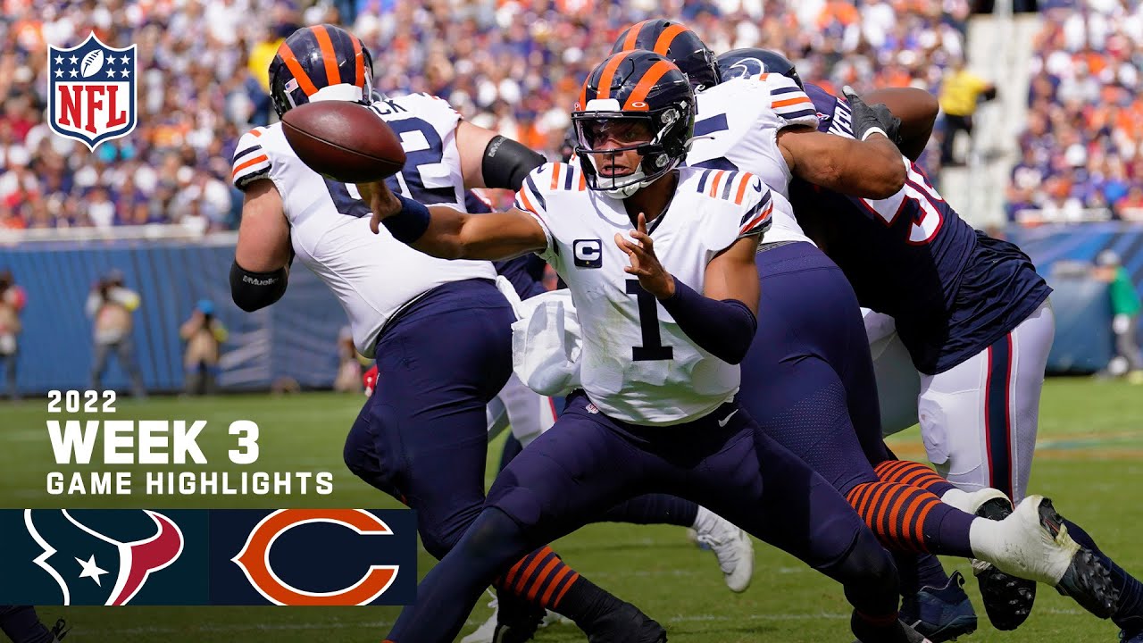 Houston Texans vs. Chicago Bears  Week 3 2022 Game Highlights 