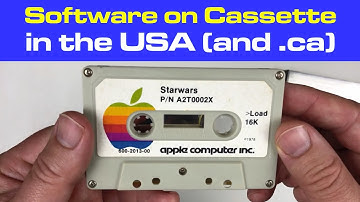 Software on Cassette Tape in USA and Canada - Apple, TRS-80, Atari, PET to Commodore 64