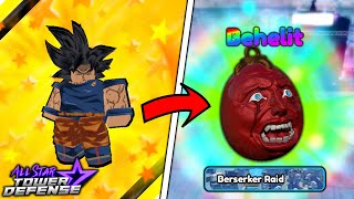 7 Star Goku DESTROYS Berserker Raid (Guts Material) Solo Gameplay | All Star Tower Defense Roblox