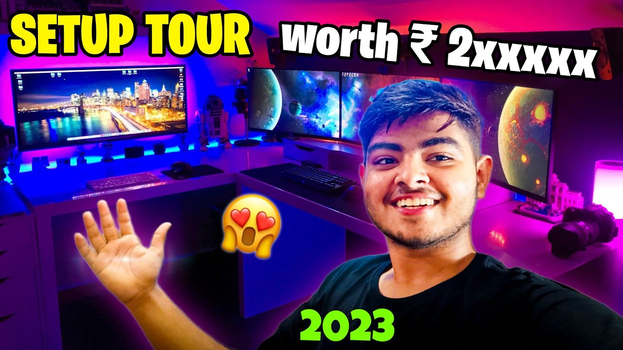 My Gaming Setup Tour #1 😱 - YouTube