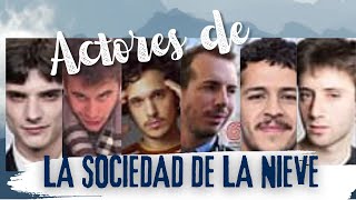 ¡ÉSTOS SON LOS ACTORES QUE PERSONIFICARON A LOS 16 SOBREVIVIENTES DE LA TRAGEDIA DE LOS ANDES!