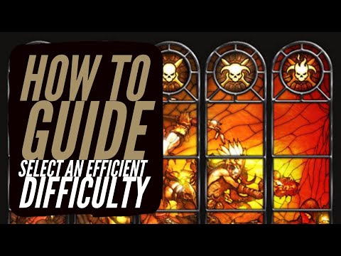 Diablo 3 - How To Select An Efficient Difficulty