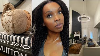 VLOG| NATURAL HAIR MAINTENANCE ROUTINES, TRYING ONION JUICE, HOME UPDATES, CLOSET ORGANIZATION