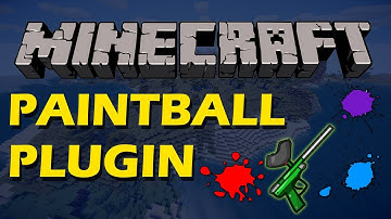 Awesome minigame in Minecraft with Paintball Battle Plugin