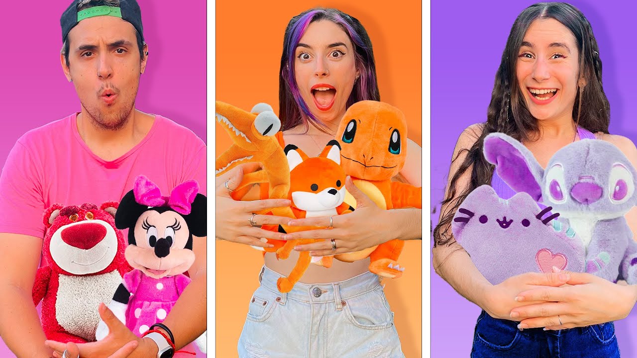 24 HORAS COMPRANDO TODO DE UN SOLO COLOR 💗🧡💜